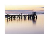 Old Wharf at Dawn-Rezendes-Giclee Print