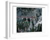 Rhaetian Railway Berninapass-null-Framed Art Print