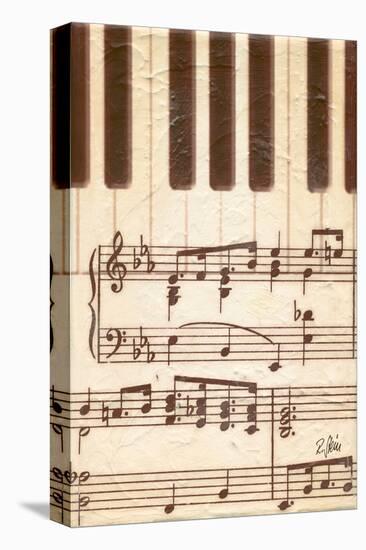 Rhapsodic Notes over Piano-Rene Stein-Stretched Canvas