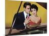 RHAPSODY, 1954 directed by CHARLES VIDOR John Ericson and Elizabeth Taylor (photo)-null-Mounted Photo