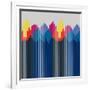 Rhapsody Border-null-Framed Giclee Print