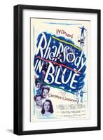Rhapsody in Blue-null-Framed Art Print