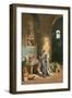 Rhases in His Chemical Laboratory in Baghdad-J. Serra-Framed Giclee Print