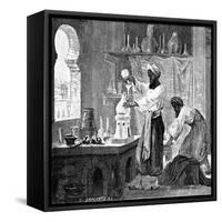 Rhazes, Islamic Scholar-Science Photo Library-Framed Stretched Canvas