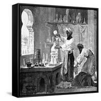 Rhazes, Islamic Scholar-Science Photo Library-Framed Stretched Canvas