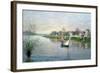 Rhe Seine at Argenteuil, 1872-Alfred Sisley-Framed Giclee Print