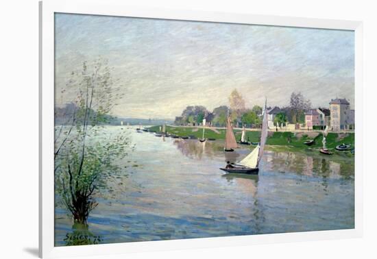 Rhe Seine at Argenteuil, 1872-Alfred Sisley-Framed Giclee Print