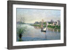 Rhe Seine at Argenteuil, 1872-Alfred Sisley-Framed Giclee Print