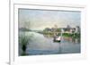 Rhe Seine at Argenteuil, 1872-Alfred Sisley-Framed Giclee Print