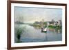 Rhe Seine at Argenteuil, 1872-Alfred Sisley-Framed Giclee Print