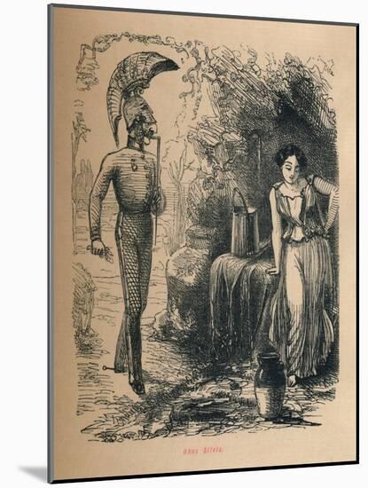 'Rhea Silvia', 1852-John Leech-Mounted Giclee Print