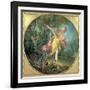 Rhea Sylvia Fleeing from the Wolf, 1756-Francois Boucher-Framed Giclee Print