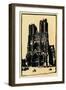 'Rheims Cathedral ', 1914, (1918)-Allan Douglass Mainds-Framed Giclee Print