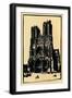'Rheims Cathedral ', 1914, (1918)-Allan Douglass Mainds-Framed Giclee Print