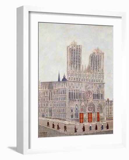 Rheims Cathedral, c.1923-Louis Vivin-Framed Giclee Print