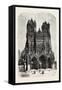 Rheims Cathedral-null-Framed Stretched Canvas