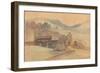 'Rheinfelden Bridge', 1858-John Ruskin-Framed Giclee Print