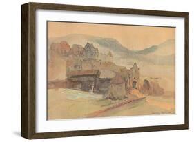 'Rheinfelden Bridge', 1858-John Ruskin-Framed Giclee Print