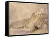 Rheinfels and St. Goar-William Callow-Framed Stretched Canvas