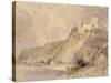 Rheinfels and St. Goar-William Callow-Stretched Canvas