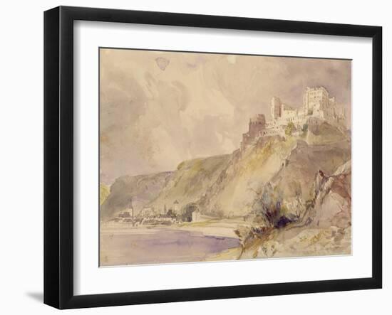 Rheinfels and St. Goar-William Callow-Framed Giclee Print