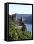 Rheinstein Castle Near Trechtingshausen, Rhine Valley, Rhineland-Palatinate, Germany, Europe-Hans Peter Merten-Framed Stretched Canvas