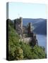 Rheinstein Castle Near Trechtingshausen, Rhine Valley, Rhineland-Palatinate, Germany, Europe-Hans Peter Merten-Stretched Canvas