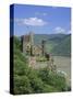 Rheinstein Castle Overlooking the River Rhine, Rhineland, Germany, Europe-Roy Rainford-Stretched Canvas