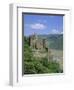 Rheinstein Castle Overlooking the River Rhine, Rhineland, Germany, Europe-Roy Rainford-Framed Photographic Print