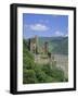 Rheinstein Castle Overlooking the River Rhine, Rhineland, Germany, Europe-Roy Rainford-Framed Photographic Print