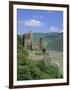 Rheinstein Castle Overlooking the River Rhine, Rhineland, Germany, Europe-Roy Rainford-Framed Photographic Print