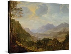 Rhenish Landscape-Herman the Younger Saftleven-Stretched Canvas