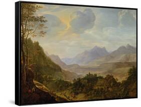 Rhenish Landscape-Herman the Younger Saftleven-Framed Stretched Canvas