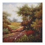Meadow Trail-Rhes-Mounted Art Print