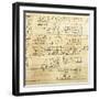 Rhind Mamematical Papyrus, Written in Hieratic Script, Circa 1650 B.C.-null-Framed Giclee Print