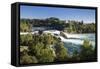 Rhine Falls (Rheinfall) Waterfalls-Markus Lange-Framed Stretched Canvas