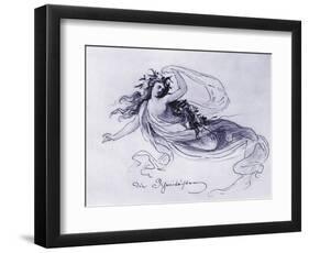 Rhine maiden costume design-Franz Seitz-Framed Giclee Print