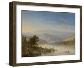 Rhine Near Andernach-Herman Saftleven-Framed Art Print