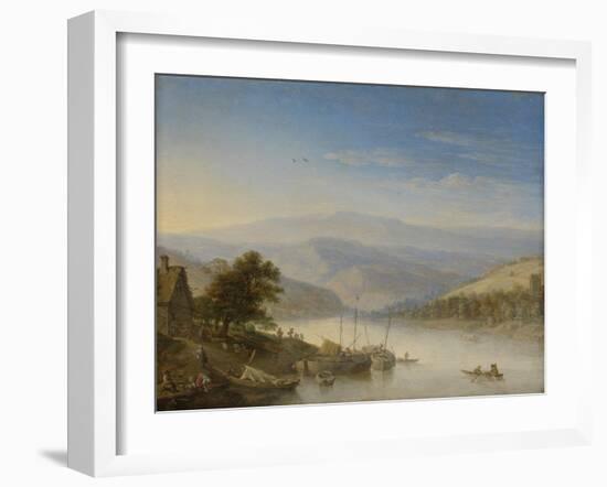 Rhine Near Andernach-Herman Saftleven-Framed Art Print