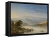 Rhine Near Andernach-Herman Saftleven-Framed Stretched Canvas