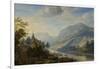 Rhine River Near Reineck-Herman Saftleven-Framed Art Print