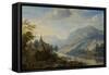 Rhine River Near Reineck-Herman Saftleven-Framed Stretched Canvas