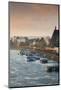 Rhine riverfront at dawn, Bonn, North Rhine-Westphalia, Germany-null-Mounted Photographic Print