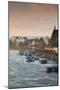 Rhine riverfront at dawn, Bonn, North Rhine-Westphalia, Germany-null-Mounted Photographic Print