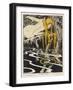 Rhinemaiden Sees the Rhine- Gold in Danger-Apard Schmidhammer-Framed Art Print