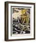 Rhinemaiden Sees the Rhine- Gold in Danger-Apard Schmidhammer-Framed Art Print