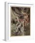 Rhinemaidens Tell Loge-Arthur Rackham-Framed Art Print