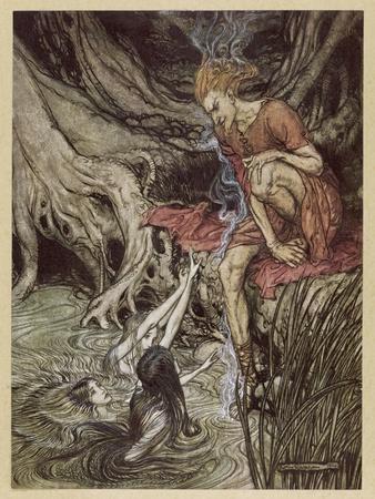 Rhinemaidens Tell Loge