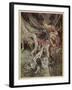 Rhinemaidens Tell Loge-Arthur Rackham-Framed Art Print