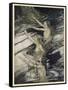 Rhinemaidens Warn Siegfried-Arthur Rackham-Framed Stretched Canvas